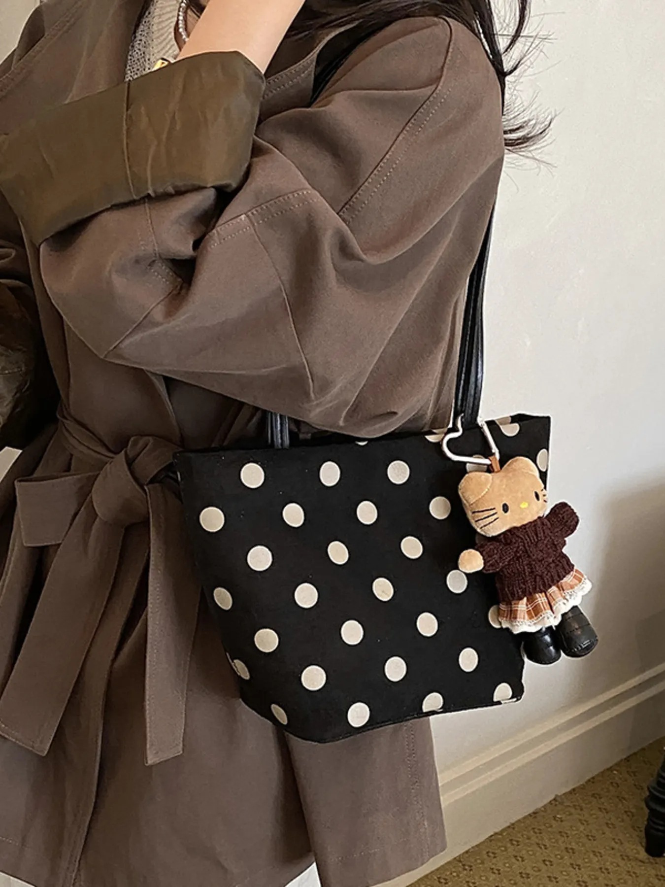 Polka Dot Shoulder Bag