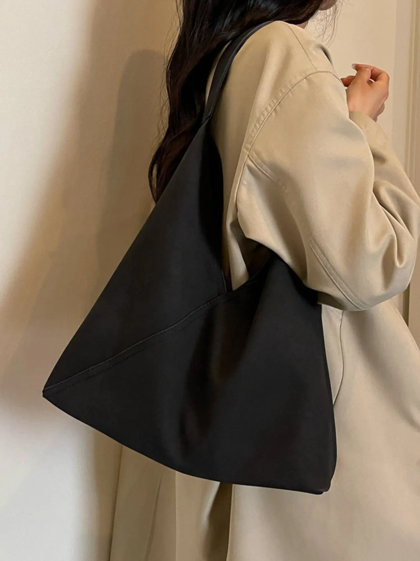 Large Capacity Slouchy Shoulder Bag