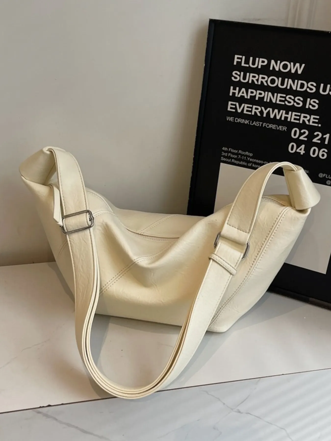 Slouchy Crossbody Bag with Adjustable Strap